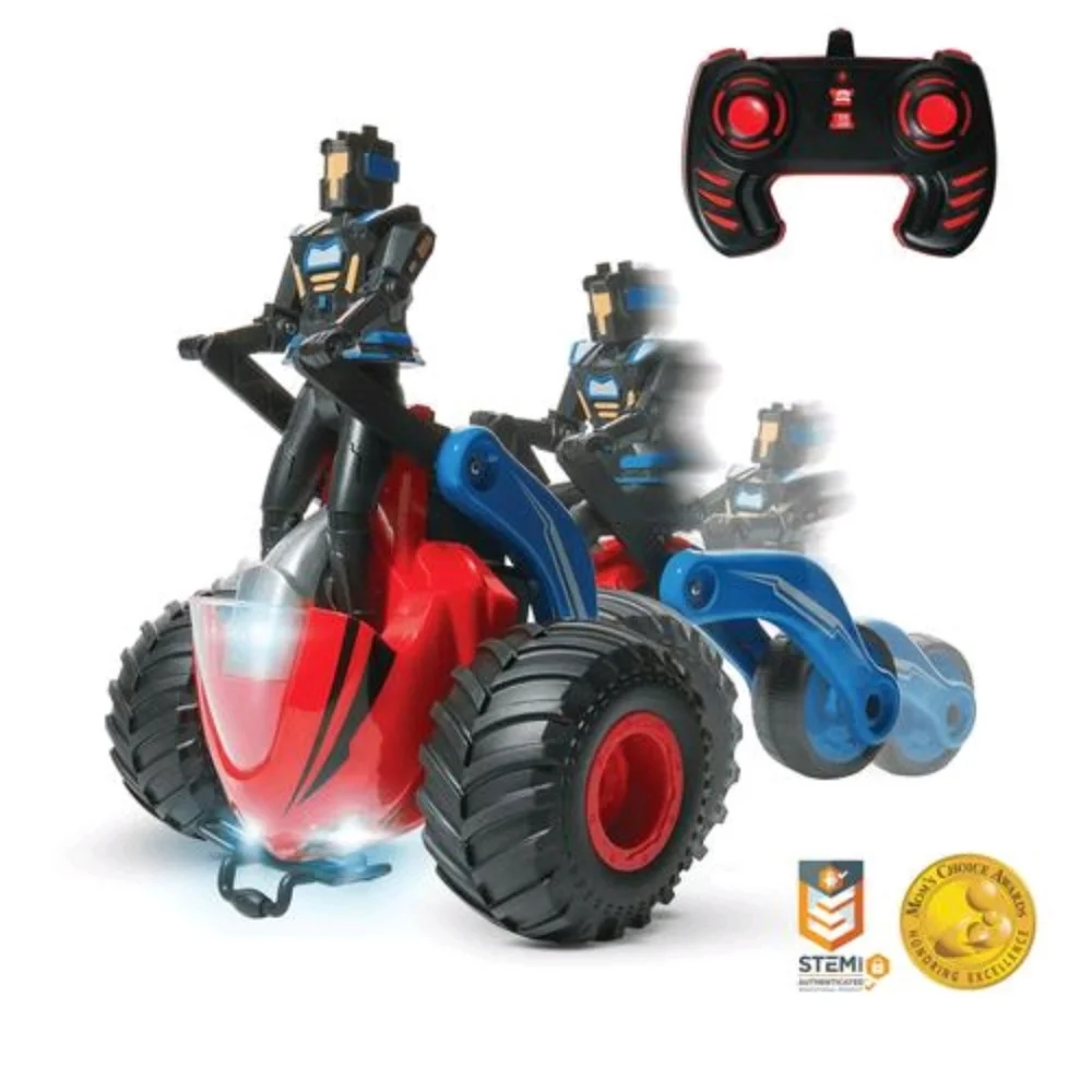 SALE ** BRAND NEW ** Remote Control Stunt Motorcycle Toy SHARK RIDER